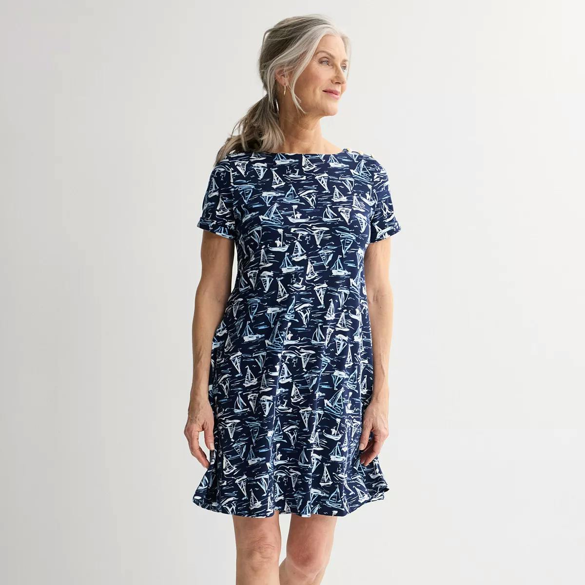 Croft & Barrow Women's T-Shirt Dress