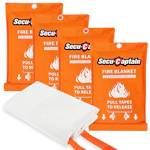 Emergency Fire Blanket 4-Pack