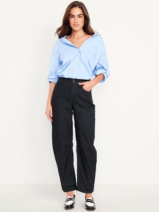 Old Navy High-Waisted Barrel Jeans
