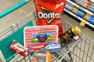 freebies moneymakers groceries in shopping cart