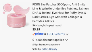 Amazon PDRN Eye Patches 2026 2