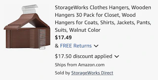 Amazon Wooden Clothes Hanger 2026 2