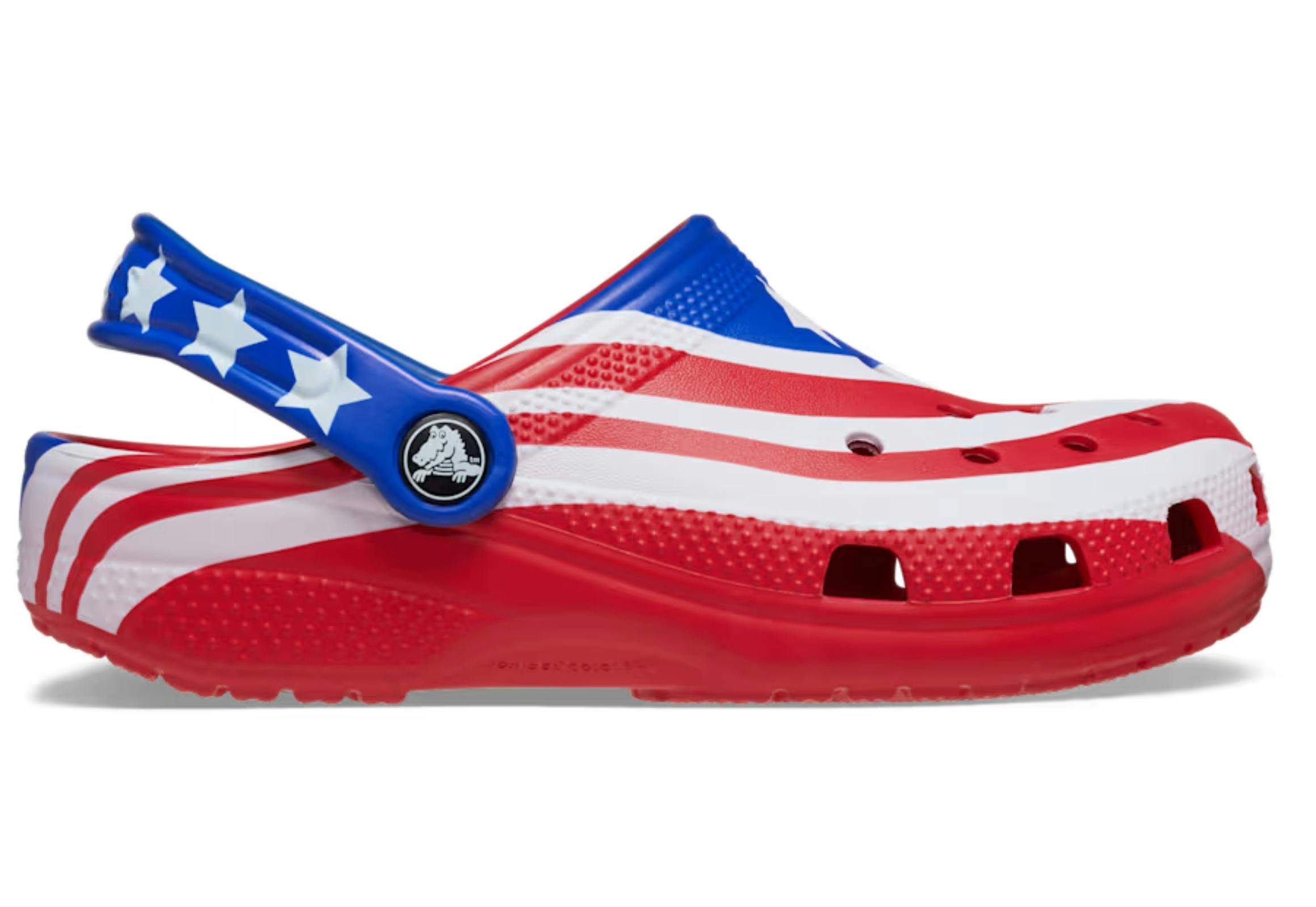 Crocs Adult American Flag Clogs