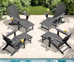 Adirondack Chair with Ottoman