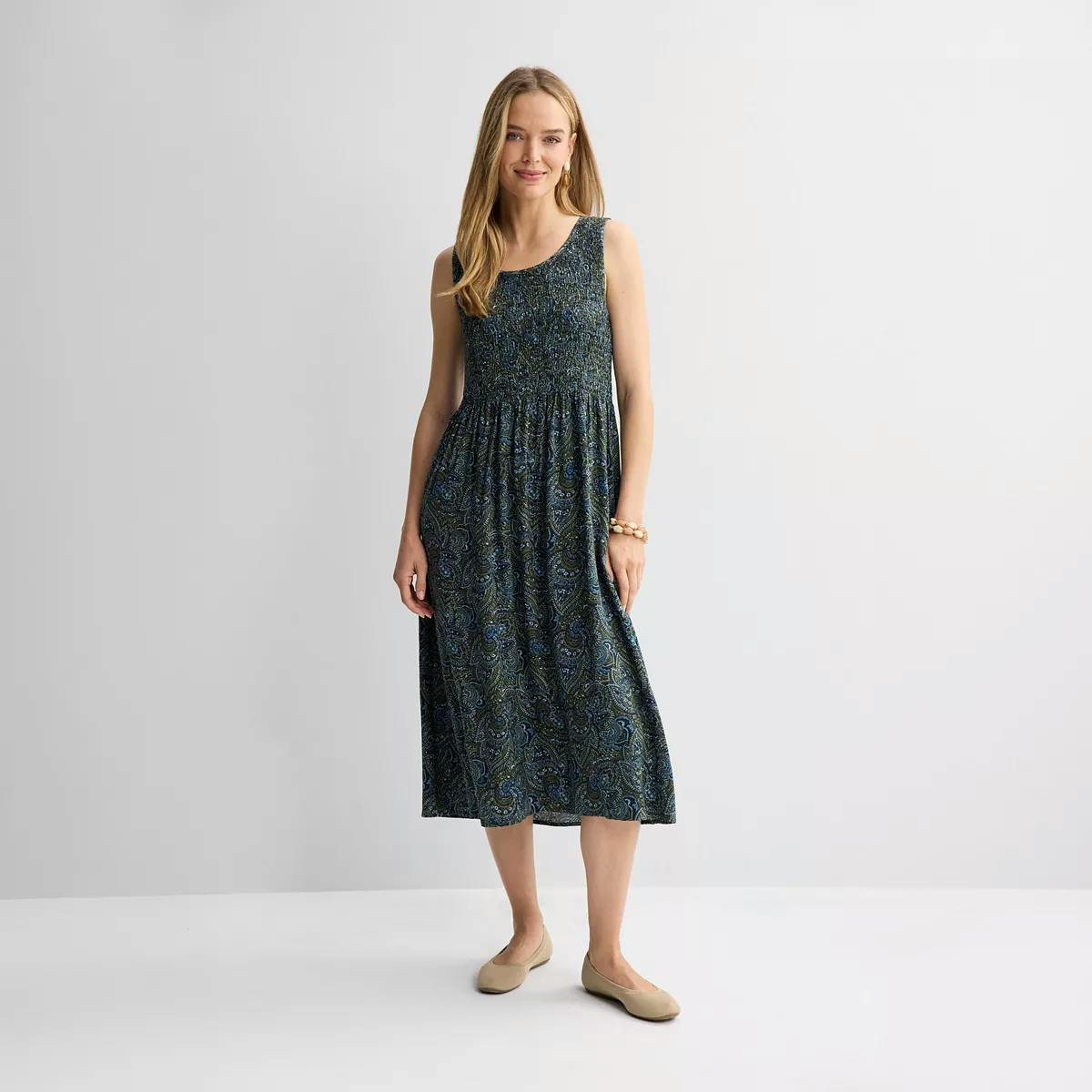 Croft & Barrow Women's Midi Dress