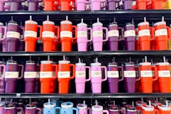 stanley tumbler display at dick's sporting goods