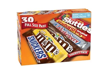 Candy Bar Variety 30-Pack