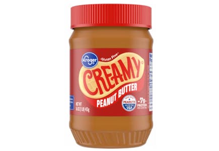 Kroger Peanut Butter Jar