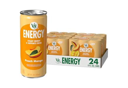 V8 Peach Mango Energy Drink 24-Pack
