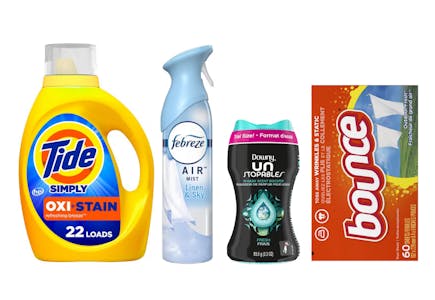 4 P&G Laundry Items