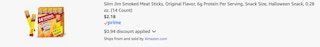 Amazon Slim Jim Meat Stick 2025