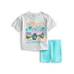 Baby Bronco Graphic Tee & Shorts Set
