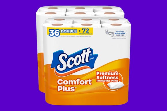 Run — 36 Double Rolls of Scott Toilet Paper for $6.79 on Amazon