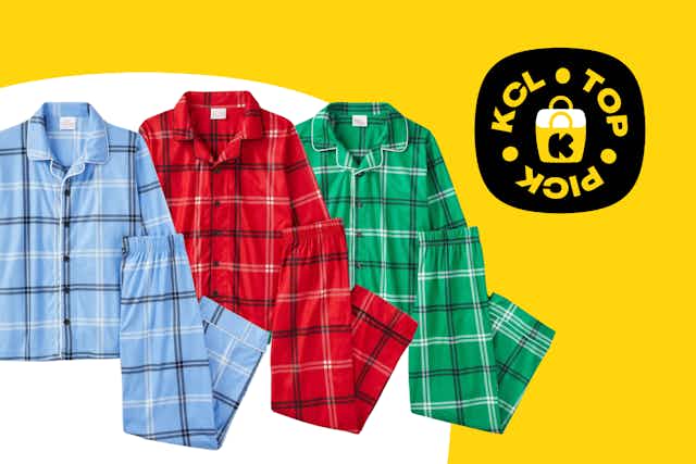 Matching Family Holiday Pajamas Up to 56% Off, as Low as $5.70 at Target card image