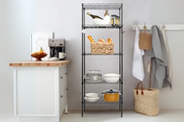 5-Tier Storage Rack, Only $30 at Walmart (Reg. $77) card image