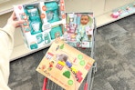toys in a cvs shopping cart