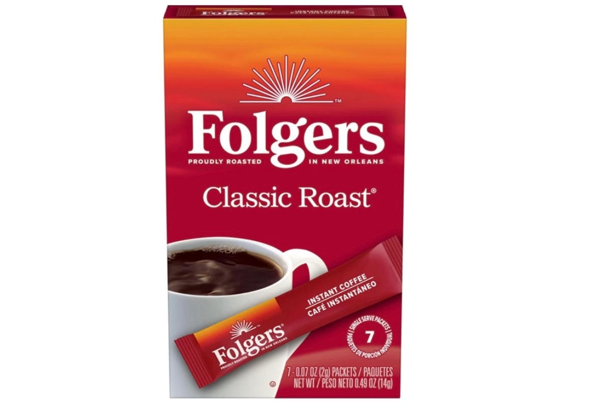 Folgers Instant Coffee Packets