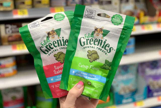 Greenies Dental Care Cat Treats: Get 2 Bags for Only $5.25 on Amazon  card image