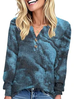 Women's Henley Tunic Top