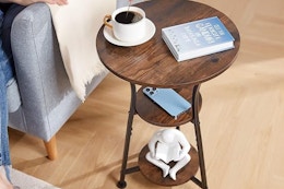 Round End Table, Just $36 on Amazon card image