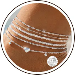 Sterling Silver Ankle Bracelets