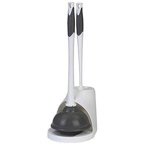 Clorox Toilet Brush and Plunger Set