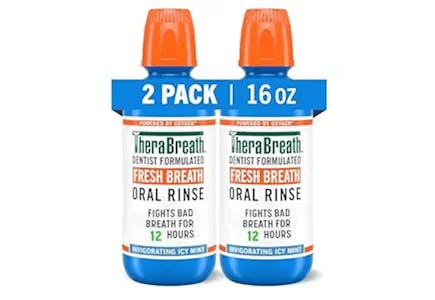 TheraBreath Mouthwash 2-Pack