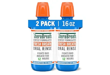 TheraBreath Mouthwash 2-Pack