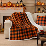 BEDELITE Halloween Sherpa Blanket