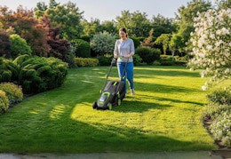 walmart cordless lawn mower