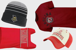 NCAA beanie, tank top, t-shirt & hat