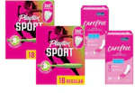 2 Playtex + 2 Carefree