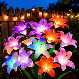 Solar Flower Lights 4-Pack
