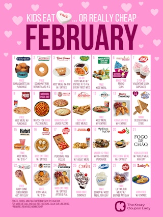 Kids Eat Free Feb 2026