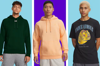 men wearing under armour