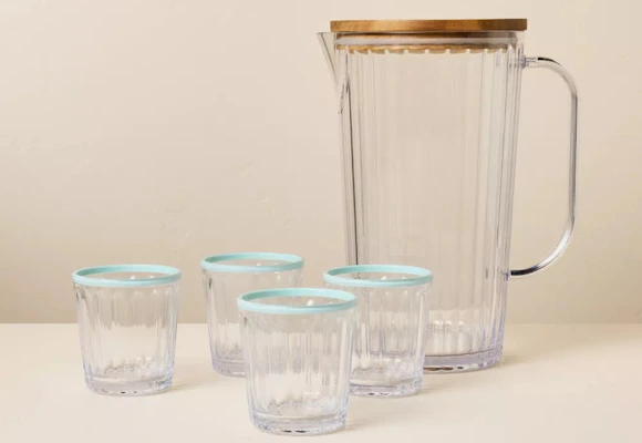 Magnolia Pitcher & Tumbler Set
