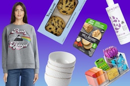Walmart Deals for $10 and Under: $3 Shampoo, $7 Sweatshirt, $4 Snack Trays card image