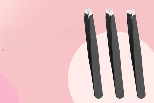 Stainless Steel Tweezer 3-Pack, Just $3.49 With Amazon Promo Code card image