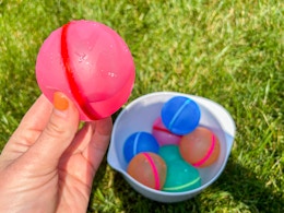 Reusable Water Balloon 6-Pack, $10 on Amazon card image