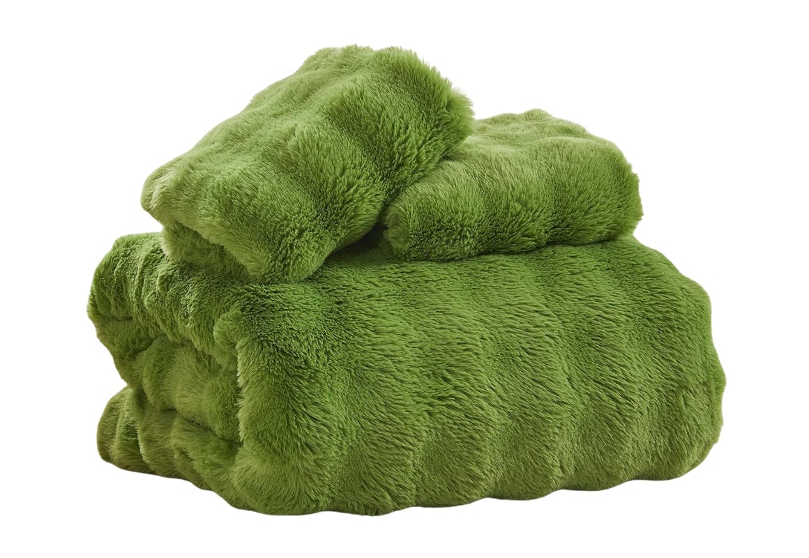 Faux Fur Duvet Cover Set