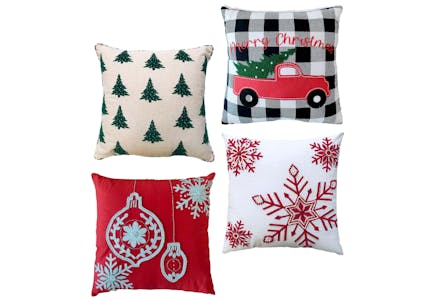 Holiday Living Christmas Pillow