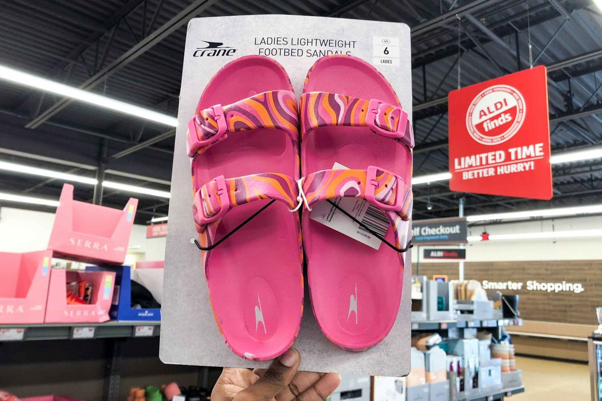 Aldi’s Birkenstock-Inspired Footbed Sandals for the Family, Starting at $4