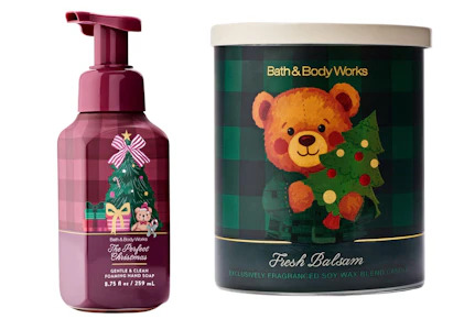 Bath & Body Works Candle & Soap