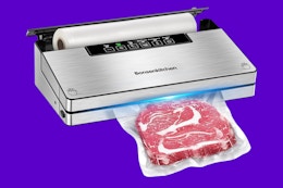 Vacuum Sealer With Bag Roll, Just $25 for Amazon Prime Members (Reg. $76) card image