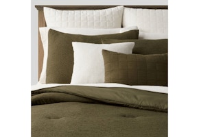 Threshold Micro Texture Comforter & Sheet Bedding Set