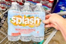 splash refresher water in shopping cart