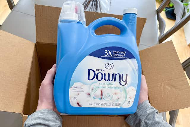 Downy Fabric Softener: Get 4 Jumbo Bottles for $7.81 Each on Amazon card image
