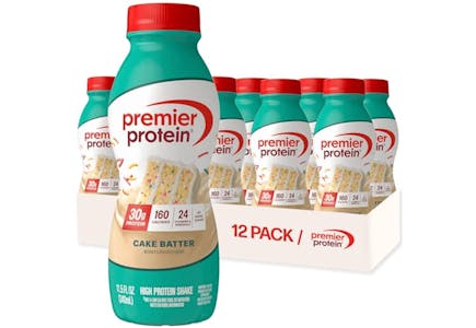2 Premier Protein Shake Packs