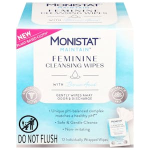 Monistat Feminine Cleaning Wipes