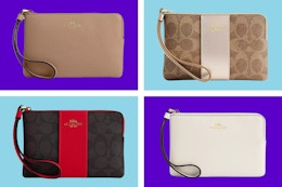 Get Coach Wristlets for $26 (Reg. $88) card image